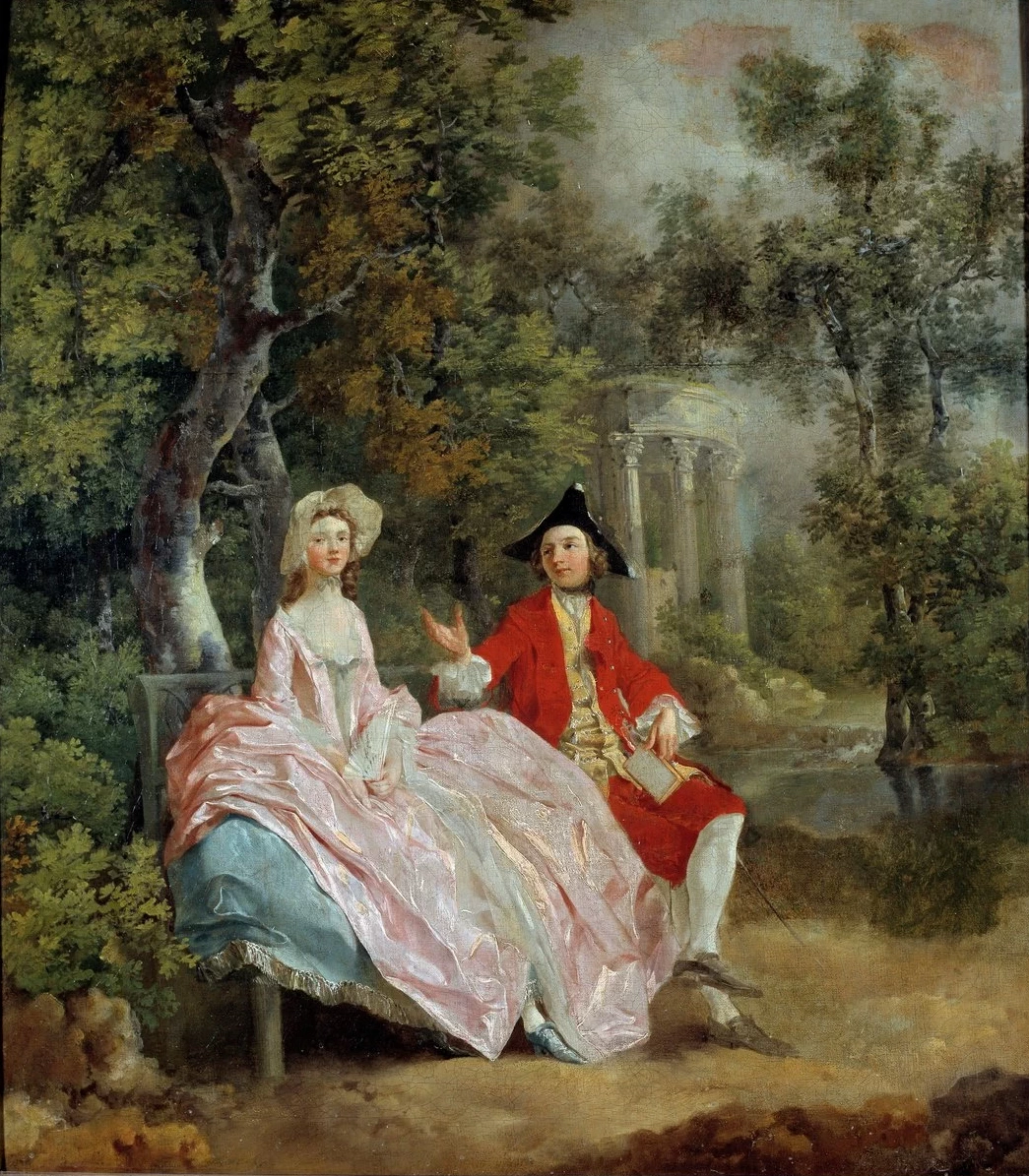 E sua moglie Margaret o Conversazione nel parco - Museo del Louvre, Parigi